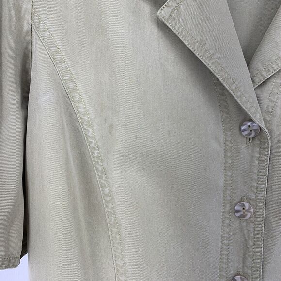 Vtg Liz Claiborne Womens Large Shirt Dress School Girl Norm Geek 90’s Y2K Mom - Picture 4 of 8